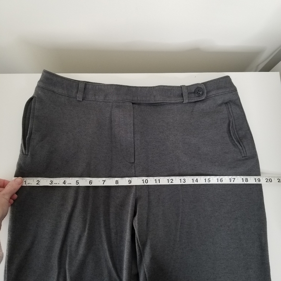 Talbots Gray Stretch Trousers Size 12 - Picture 5 of 13